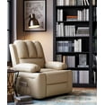 thumbnail image 6 of Garvee Oversized Wide Recliner Chair - Heat and Massage, PU Leather Large Manual Recliner for Adults, Ultimate Comfort Lazy Boy with 1.5X Sponge Filling and Easy Recline Mechanism for Relaxation, 6 of 7