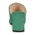 thumbnail image 4 of Journee Womens Adelaide Peep Toe Slip On Block Heel Sandals, Widths Available, 4 of 10