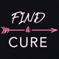 thumbnail image 3 of Tee Hunt Find a Cure T-Shirt October Breast Cancer Awareness Support Hope Mens Shirt, Hot Pink, Small, 3 of 5
