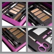 SHANY Brow Chicka Brow Eyebrow Set - 17 Piece Eyebrow Makeup Kit with Brow Powder, Brow Gel, Dual Ended Pencils, Stencils, Scissors, and Tweezers - All Hair Colors