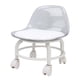 thumbnail image 5 of Taburete Bajo Con Ruedas Y Respaldo, Asiento Acrílico Resistente Con Ruedas Universales, Silla Cómoda, 5 of 7