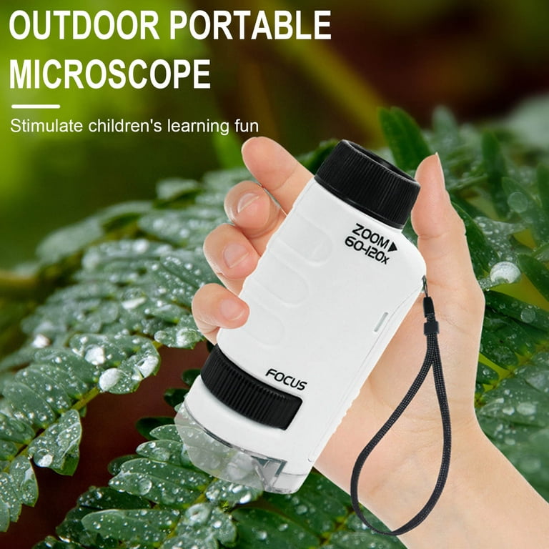 Minilabsters Miniscope Kids, Pocket Microscope for Kids,Portable