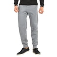 thumbnail image 2 of 2 Pack Men's Fleece Jogger Heavyweight Sweatpants Cotton Drawstring and Pockets S-3XL Regular Big & Tall Casual Elastic Waist Menswear Thermal Trouser, 2 of 5