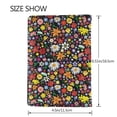 thumbnail image 3 of Pofeuu Spring And Summer Flowers Print Travel Document Organizer Passport Holder Men Women for Family (6.5 in x 4.5 in),Wallet Holder Credit Card Clutch Bag Case, 3 of 5