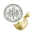 thumbnail image 3 of 14K Gold Coffee Mug Charm, 3 of 5