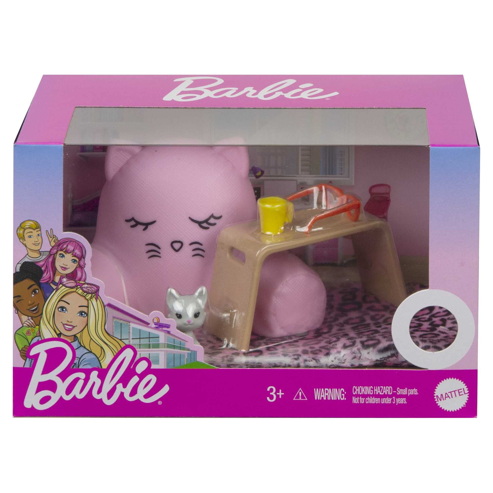 NEW Barbie Doll Fashions Breakfast Bed Tray Honey Jar Waffle Lot Accessories