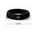 thumbnail image 2 of Soft Cotton Stretch Hair Ties Bands 20 PCS Black Elastic Cotton Hair Ties, Seamless Thick Hair No-Damage Band Ponytail Holders Perfectly for Women & Ladies, 2 of 6
