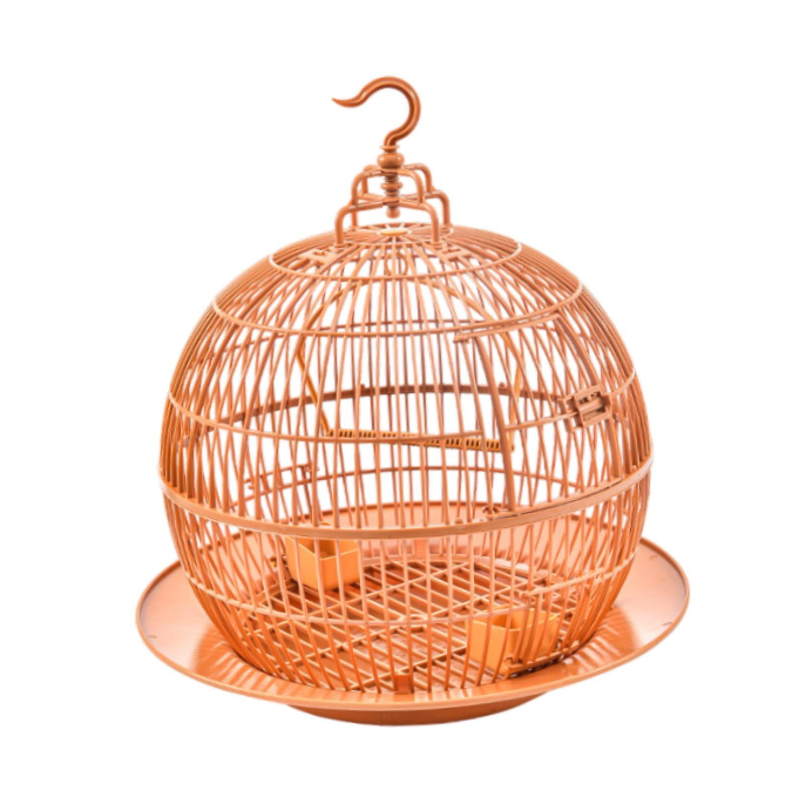 Serenable Bird Cage Birdcage,Elegant,Bird Supplies,Bird Carrier Mesh Ball Shape Parakeet Cage for Finches Budgies Small Birds Lovebirds