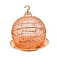 thumbnail image 4 of Jaula para pájaros esférica ventilada elegante decorativa resistente malla estilo europeo jaula para pájaros casa para pinzones periquitos canarios, 4 of 8