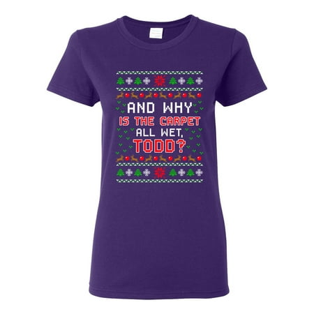 City Shirts Ladies Todd Vacation Carpet Is Wet Movie Ugly