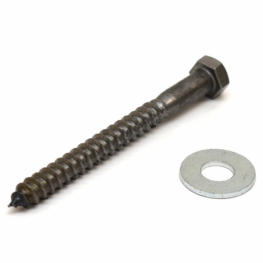 AP Boat Hex Bolt Lag Screws 012-LW25 | 3/8 x 4 Inch (25 PC)