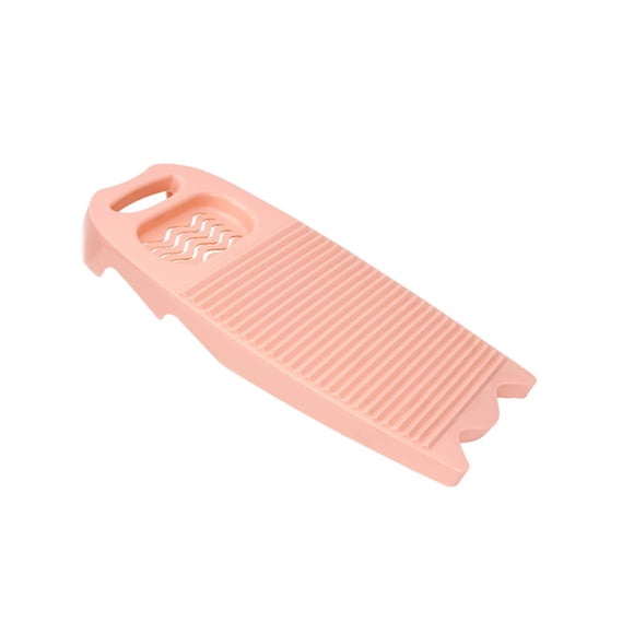Tabla de lavar ropa Cansybil, antideslizante, color rosa claro