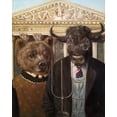 thumbnail image 2 of Heffernan, Lucia 26x32 White Modern Wood Framed Museum Art Print Titled - Wallstreet Gothic 2, 2 of 4