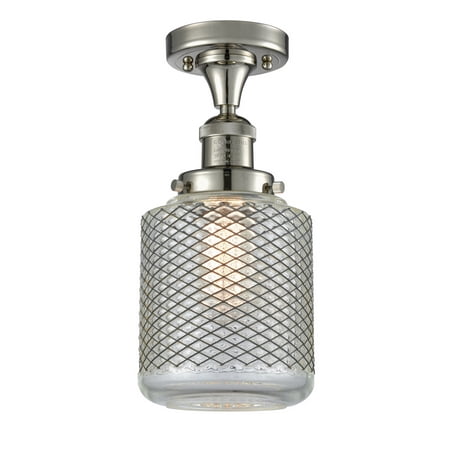 

Innovations 1-LT LED Stanton 14 Semi-Flush Mount - Polished Nickel - 517-1CH-PN-G262-LED
