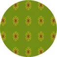 thumbnail image 1 of Ahgly Company Indoor Round Patterned Pistachio Green Area Rugs, 6' Round, 1 of 6
