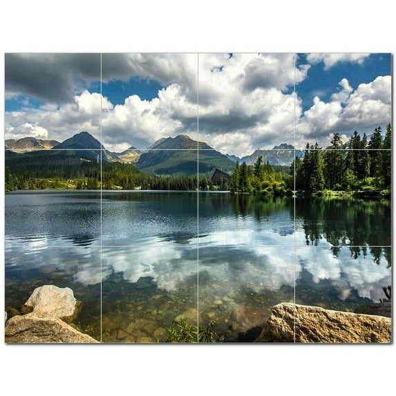 Lake Ceramic Tile Mural Kitchen Backsplash Bathroom Shower 400774-S43