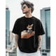 thumbnail image 5 of Mens T-Shirts,Fox Convertible Short Sleeve T Shirts for Men Crew Neck Tees,Loose Fit Casual Men's T-Shirts for Teens Boys, 5 of 8