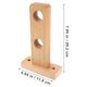 thumbnail image 5 of FELTECHELECTR 2 soportes de madera para barra de cortina de pared, soporte para toallero, 5 of 6