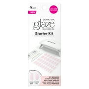 Dashing Diva Glaze Starter Kit with Mini LED Lamp, Powder Pink, 32ct