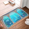 thumbnail image 4 of Yiaed Underwater Aquarium Arches Print Flannel Doormat Mat Outdoor Indoor Door Mats,Welcome Matt Outdoor Front Door Mat Doormat Outdoor Mat Outdoor Mat,16"x24", 4 of 7