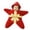 Watermelon Red, variant on GiLiling Baby Santa Claus Starfish Hooded Onesie for Boys Girls, Fleece Jumpsuit, Infant Outfit Newborn Holiday Photo Prop Sleep Sack
