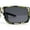 Green - Black, variant on Mens Xloop Digital Camo Print Rectangle Wrap Sport Sunglasses Blue - Black