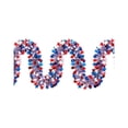 thumbnail image 2 of Ohmyroo 78.7 Inch Luminous Foil Garland Multicolor Plastic Hanging Ribbon Assisting Festive Party Decor, 2 of 9