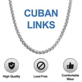 thumbnail image 3 of QttvbTna Cadenas de eslabones cubanos, collar de cadena de eslabones cubanos para hombre de 5 mm, collares de hip hop de acero inoxidable, cadenas de eslabones para el cuello para hombre y mujer,, 3 of 7