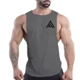 thumbnail image 3 of Ropa para hombre, camiseta sin mangas de secado rápido para baloncesto al aire libre para las cuatro estaciones, camiseta sin mangas para gimnasio, camiseta deportiva Y2k transpirable para ocio, camis, 3 of 5