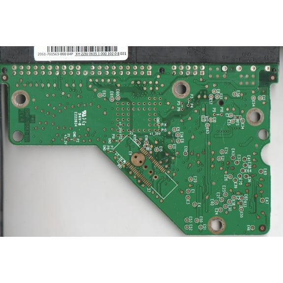 WD1600AAJB-56WRA0, 2061-701563-000 04P, REV A, WD IDE 3.5 PCB