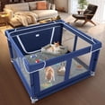 thumbnail image 3 of Parque infantil para cachorros de 42 x 42 x 25.6 pulgadas con puerta, corral para perros o perros pequeños, corral para mascotas de cerca de perro para interiores y exteriores, bolígrafo de seguridad, 3 of 7
