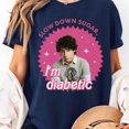 thumbnail image 2 of Funny Nick Slow Down Sugar I'm Diabetic Unisex T-shirt, Sizes S-5XL - Gategoo, 2 of 5