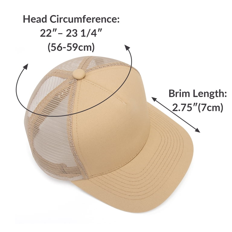 Trucker Hat Snapback Adjustable Mesh Back Cotton Twill Baseball Cap New Plain Cotton Twill Mesh Adjustable Snapback Trucker  main image 2
