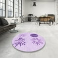 thumbnail image 3 of Ahgly Company Indoor Rectangle Patterned Heliotrope Purple Area Rugs, 5' x 8', 3 of 6