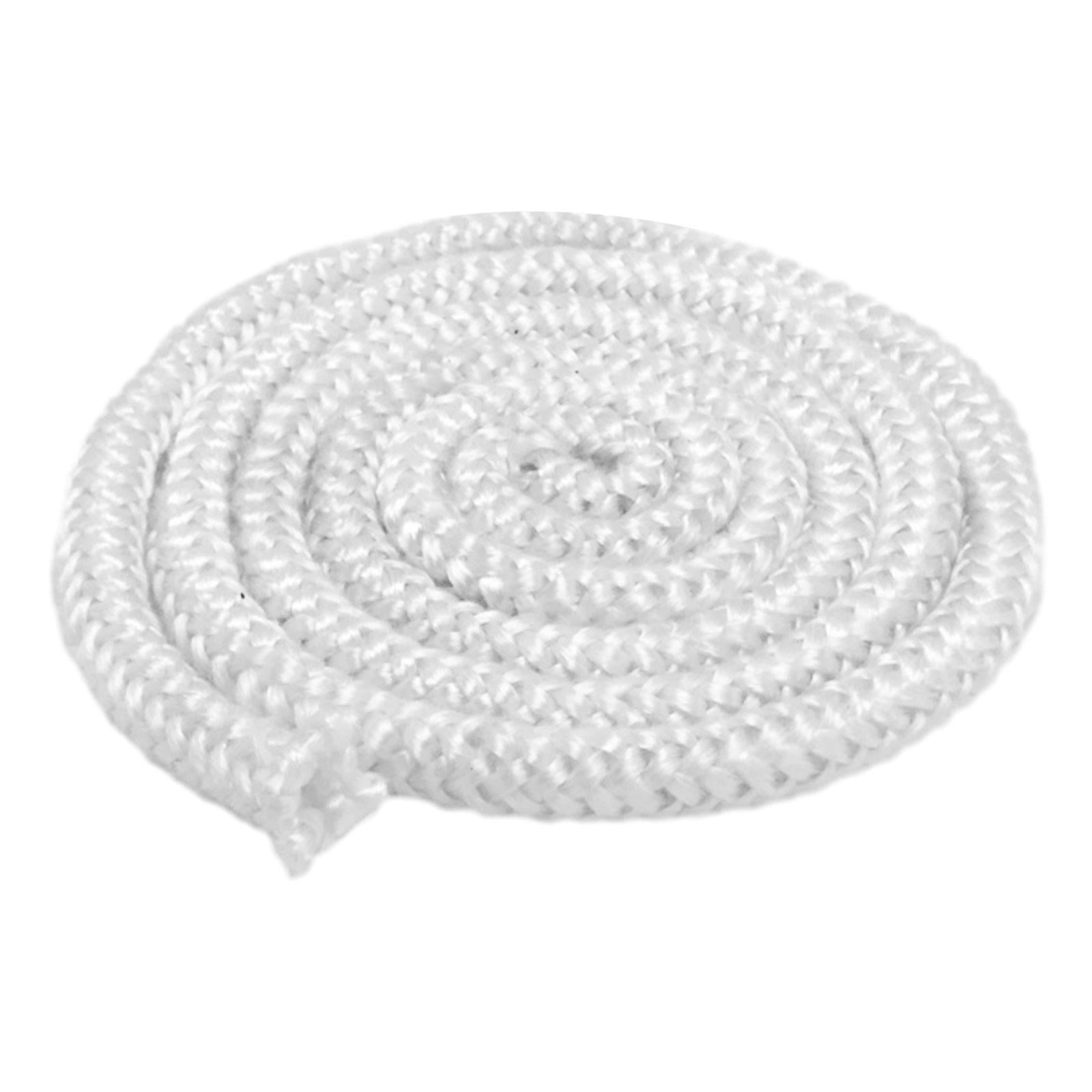 TISHITA Fireplace Door Seal Rope, Door Gasket Fiberglass Rope Seal Fire Resistance High Temperature Gasket Rope 25mmx2m