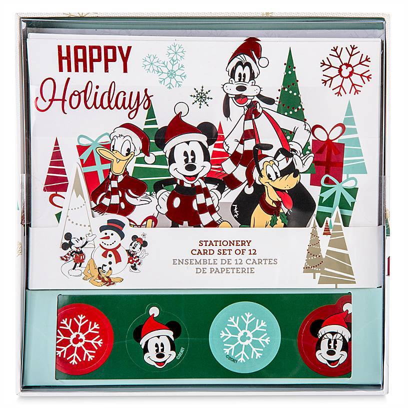 Vermont christmas company santa & friends Disney Store Mickey Mouse and Friends Holiday Card Set New with Box - Walmart.com - Walmart.com