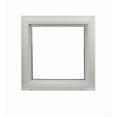thumbnail image 2 of Double Pane Window 18" x 18" Argon Filled, Low-E Glass, Vinyl Square Windows (Black Front and White Back), 2 of 4