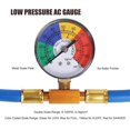 thumbnail image 3 of AC Charge Hose with Gauge, Car R134A Refrigerant Recharge Kit, Auto Air Conditioning U Charging Hose Low Pressure Measuring Meter with 1/2" Acme Can T, 3 of 5