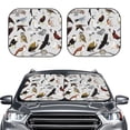 thumbnail image 2 of Balery Animal Bird Parasol para parabrisas de coche de 2 piezas | Parasol plegable para parabrisas delantero de coche para la mayoría de sedanes-Medium, 2 of 6