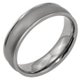 thumbnail image 2 of Titanium 6mm Satin Wedding Ring Band Jewelry Sz 7.5, 2 of 10