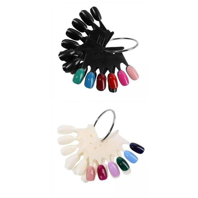 120 piezas de puntas de uñas para práctica de uñas Jinwen palos de muestra de uñas