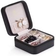 thumbnail image 1 of Mini Organizador de Joyas Vlando Joyero Almacenamiento de Anillos Collares Pendientes Niñas Mujeres Negro Vlando V5767555, 1 of 2