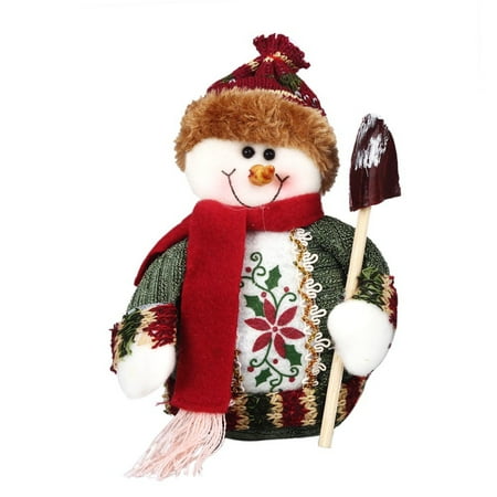 Primitive Country Christmas Decorations 〖Follure〗Snowman Christmas Decoration Home Holiday Figurine Winter Country Toy ()