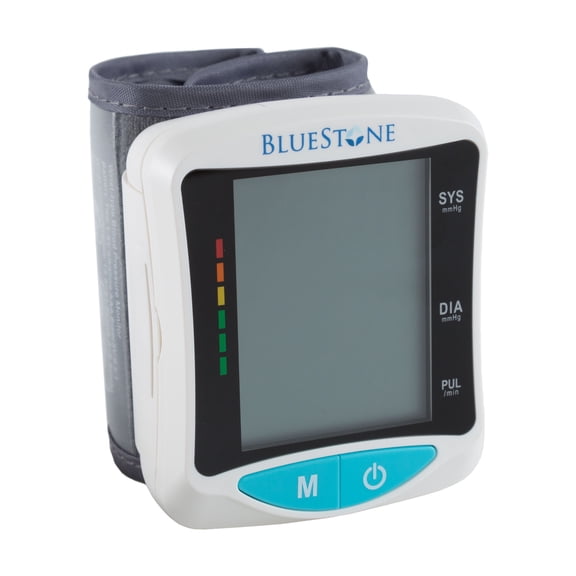 Bluestone Automatic Wrist Blood Pressure Monitor with Digital LCD Display