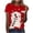 AB Multicolor, variant on Short Sleeve Blouse for Women Loose Christmas Xmas Shirts Crew Neck Christmas Tree Graphic Tees XXL, Gifts for Women