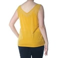 thumbnail image 4 of I.N.C Womens velvet Tank Top, Yellow, X-Small, 4 of 4