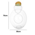 thumbnail image 2 of Transparent Duck Swimming Ring for Kids Baby Inflatable Swim Circle Children's Fun Water Activities, 2 of 5