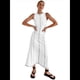 thumbnail image 2 of Vestido Camisero Sin Mangas para Mujer, de Verano, de Punto Acanalado en Contraste, Maxivestidos. M, 2 of 10