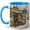 Blue, variant on Petit Chapitre Bookshop 11oz Ceramic Mug, Paris Library Coffee Cup, Cozy Reader Gift