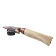 thumbnail image 5 of Hair-on Deer Bone Handle Stone Blade Ornamental Knife #4354    Mountain Man Knife, 5 of 5